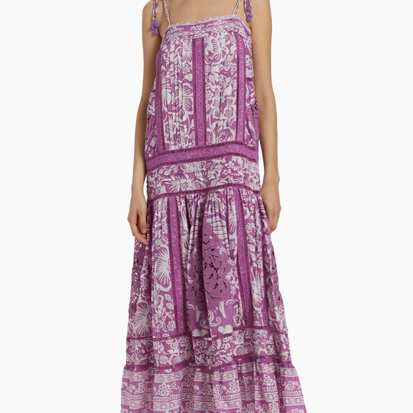 Farm Rio Sweet Garden Floral Shift Maxi Dress - Picture 3 of 7